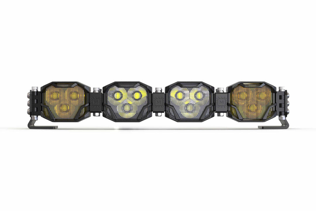 Morimoto Double-Row BangerBar Off-Road LED Light Bar: 4 Pods/ 16.5"