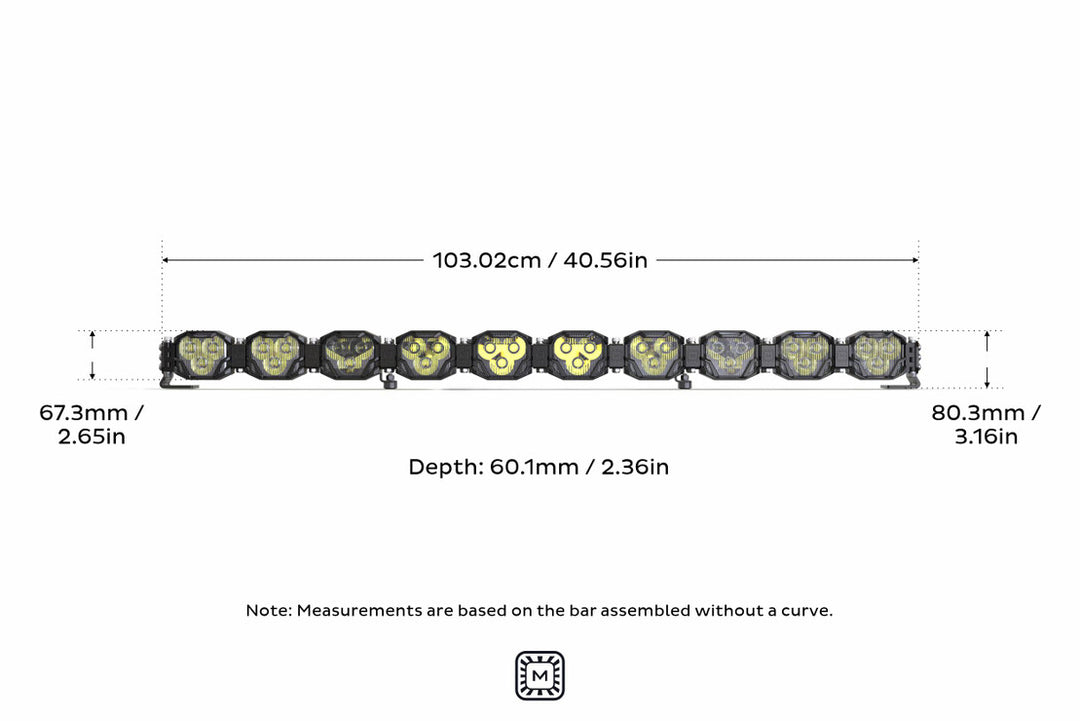 Morimoto Double-Row BangerBar Off-Road LED Light Bar: 10 Pods/ 40.5"
