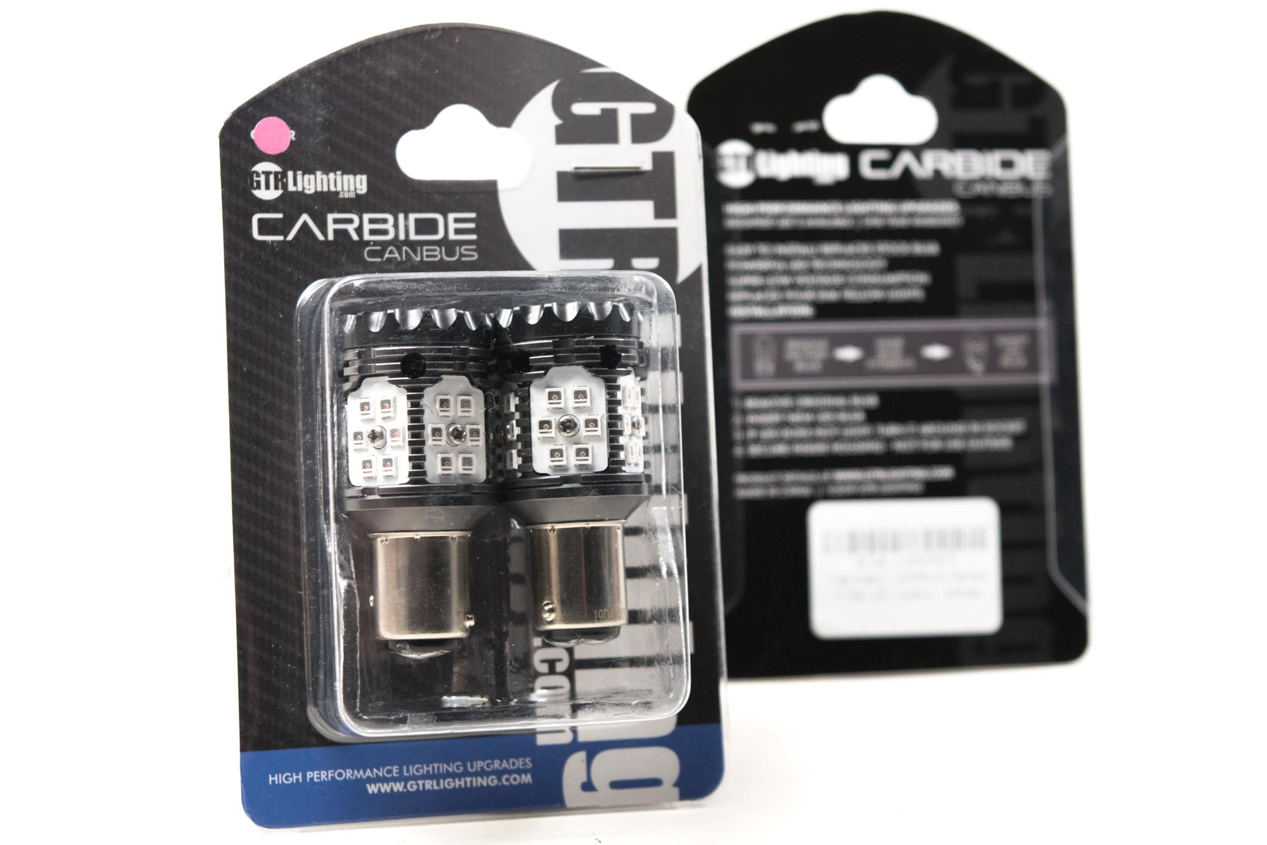 1156: GTR Lighting Carbide Canbus 2.0 LED Bulbs-