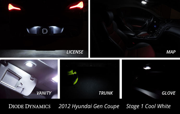 2010-2016 Hyundai Genesis Coupe Interior Kit Diode Dynamics-