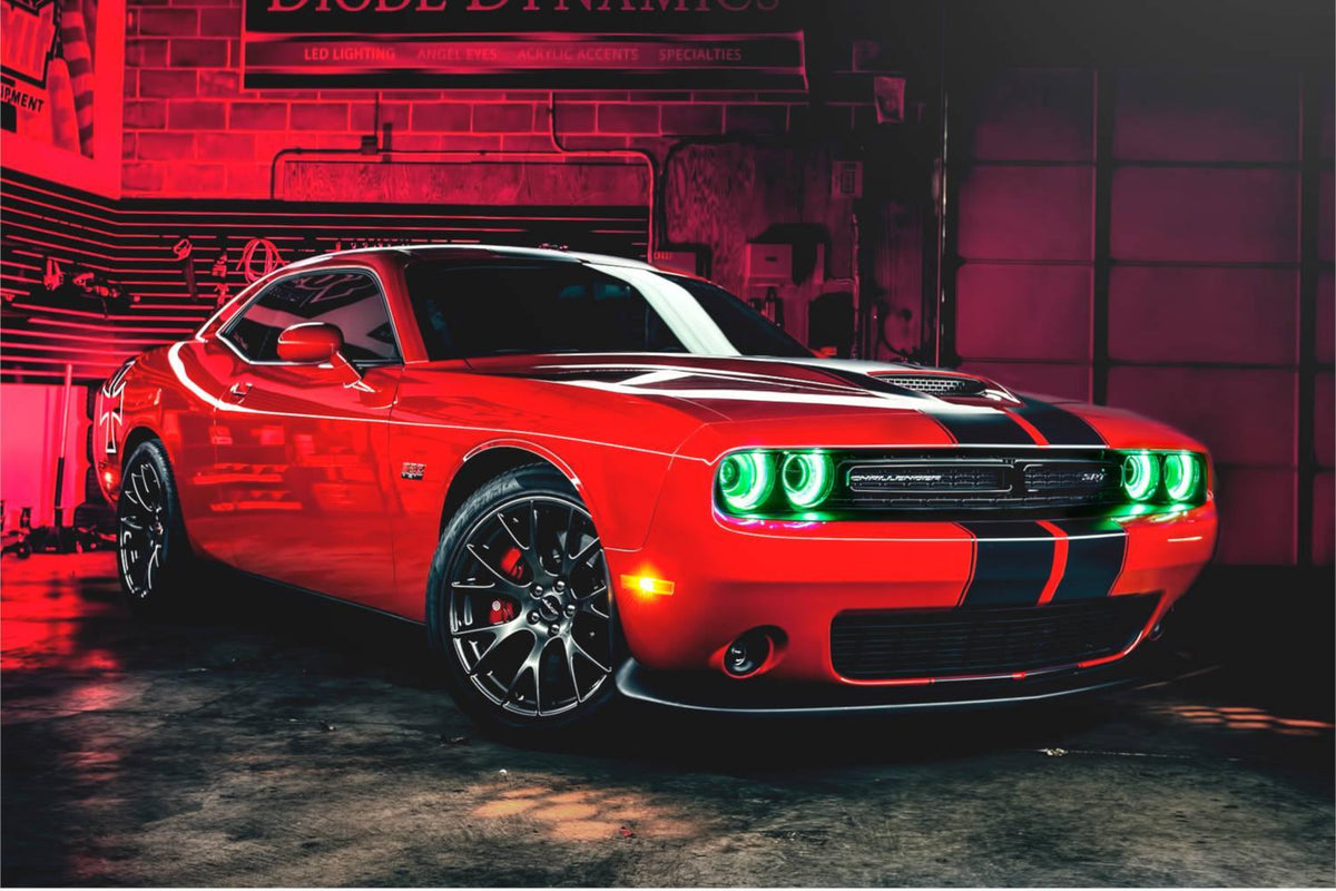 CHALLENGER　LIGHTNING SIGHBOARD 2015-2023 Dodge Challenger Multicolor LED Boards – Prolightz