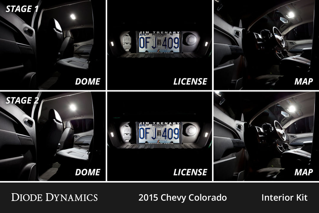 Interior LED Kit for 2015-2022 Chevrolet Colorado