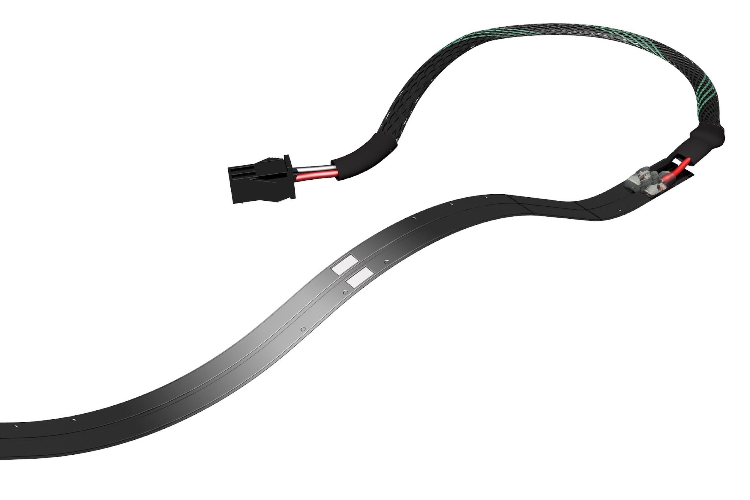 9in: Profile Pivot Strip w/ Driver (Switchback Sequential)-LED281