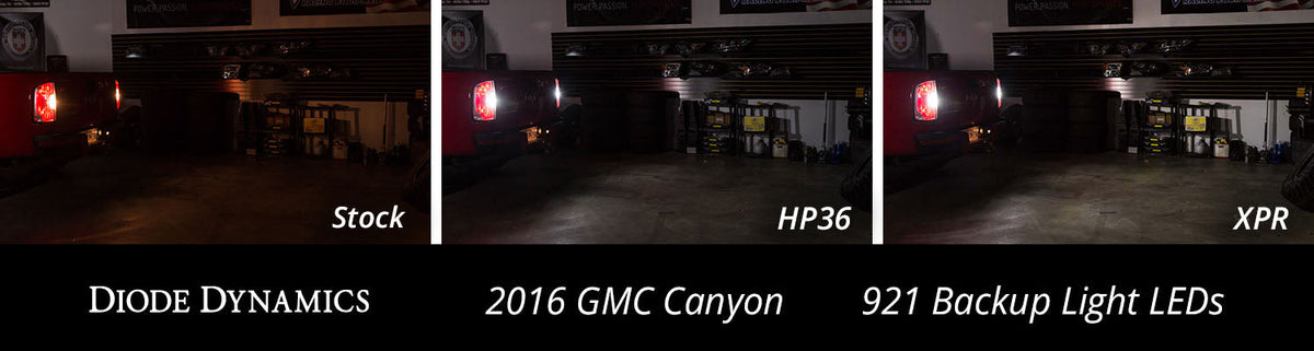 Backup LEDs for 2015-2021 GMC Canyon (pair), HP36 (210 lumens) – Prolightz