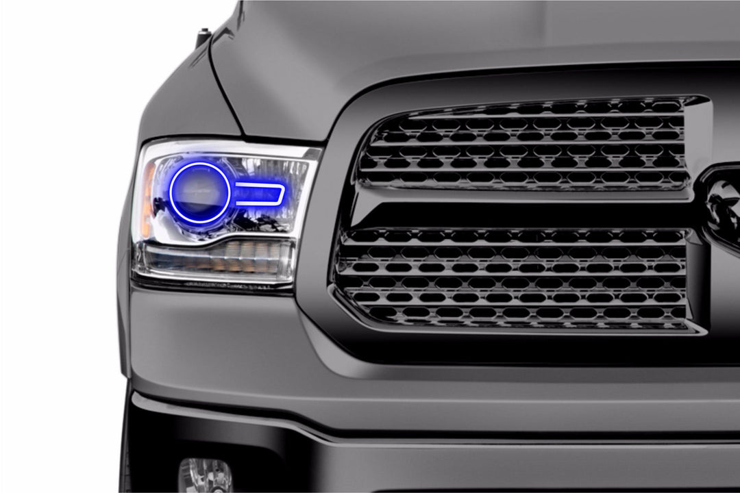 Dodge Ram w/ Projectors (13-17): Profile Prism Fitted Halos (RGB)-EDC01089