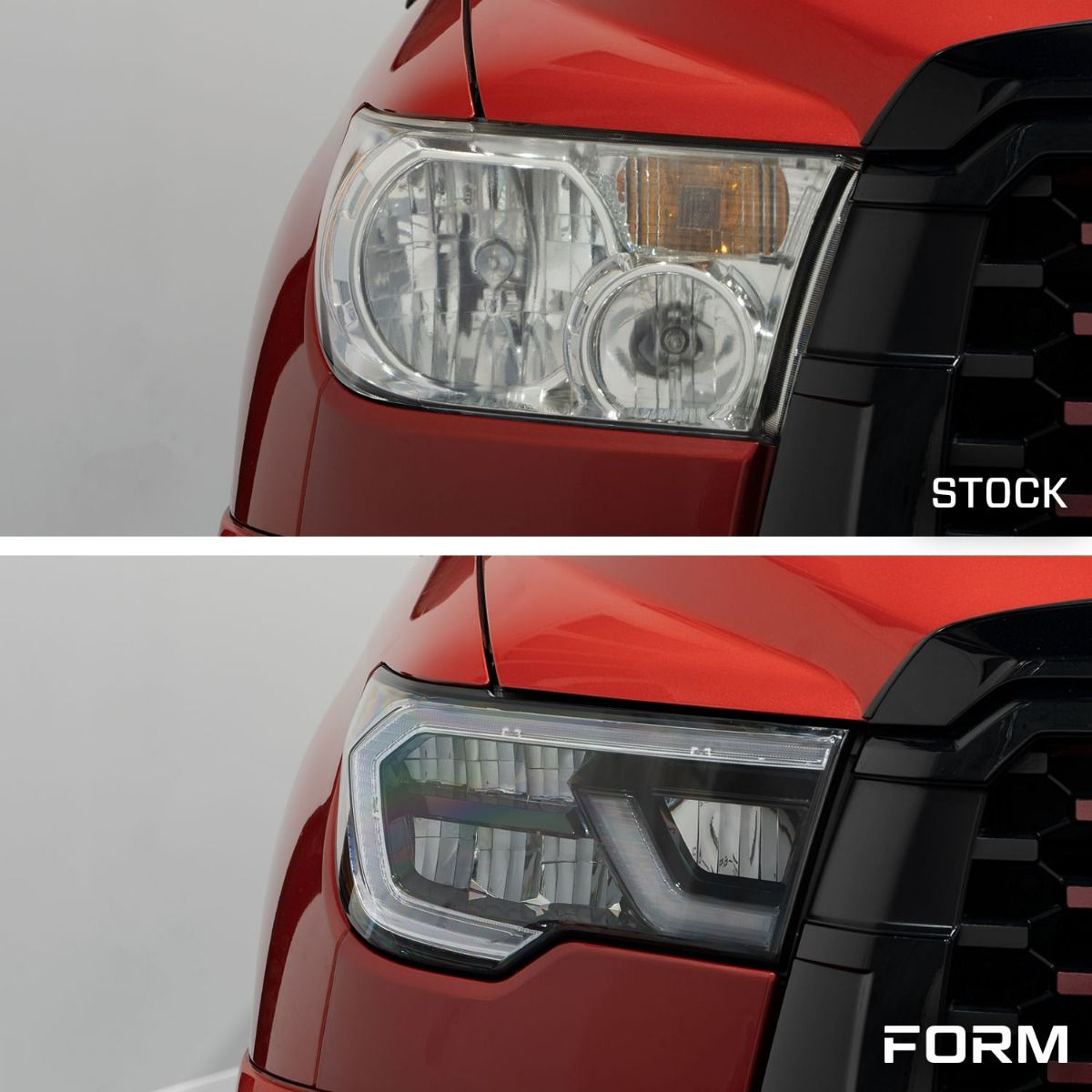 Form Lighting 2007-2013 Toyota Tundra and 2008-2017 Sequoia LED Reflector Headlights-FL0010
