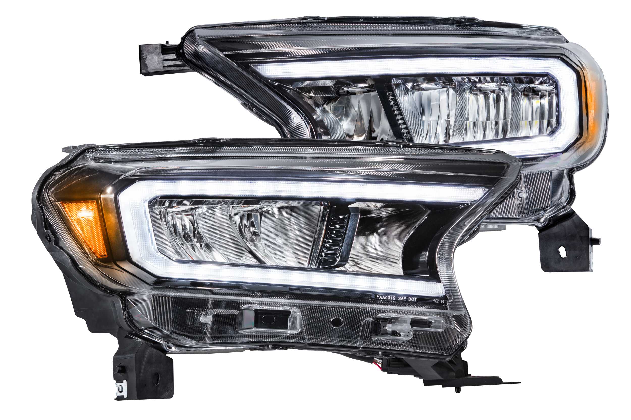 GTR Carbide LED Headlights: Ford Ranger (19-21) (Reflector LED / Pair)-GTR.HL05