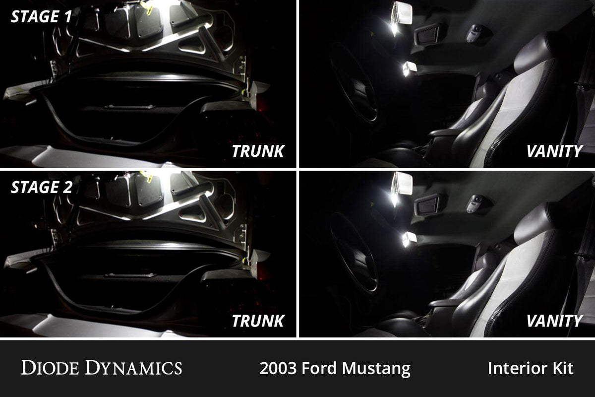 thumbnail image 2 of 94 Bulb XtremeVision Cool White Interior LED Kit For Ford Mustang 2 of 12