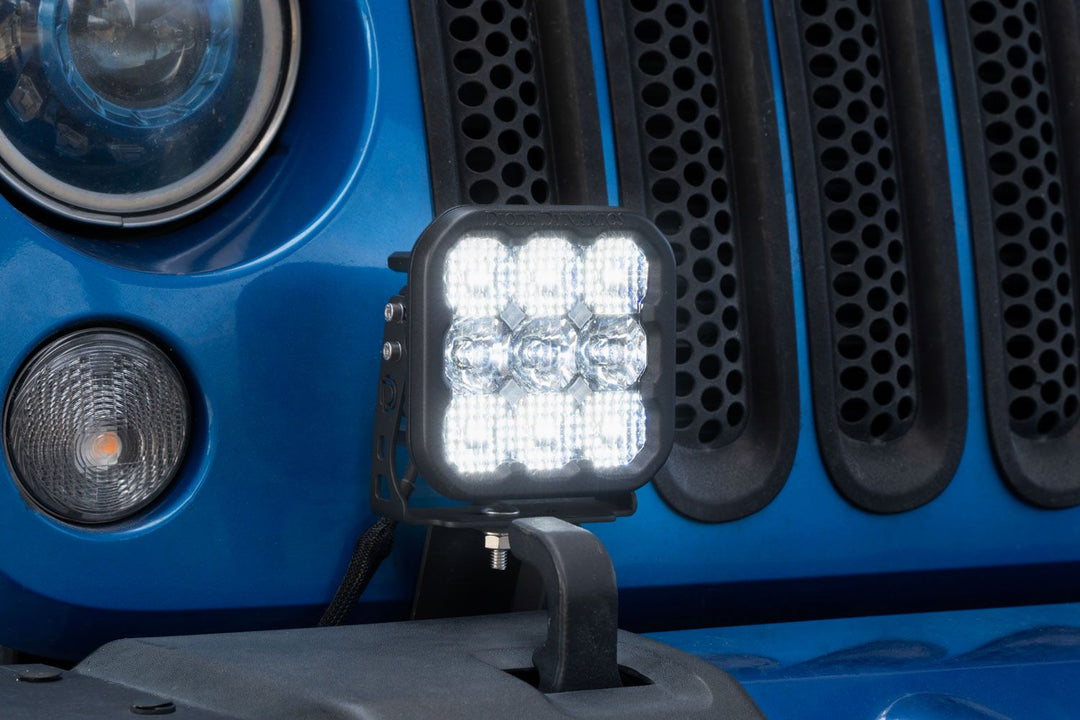 SS5 Bumper LED Pod Light Kit for 2007-2018 Jeep JK Wrangler-