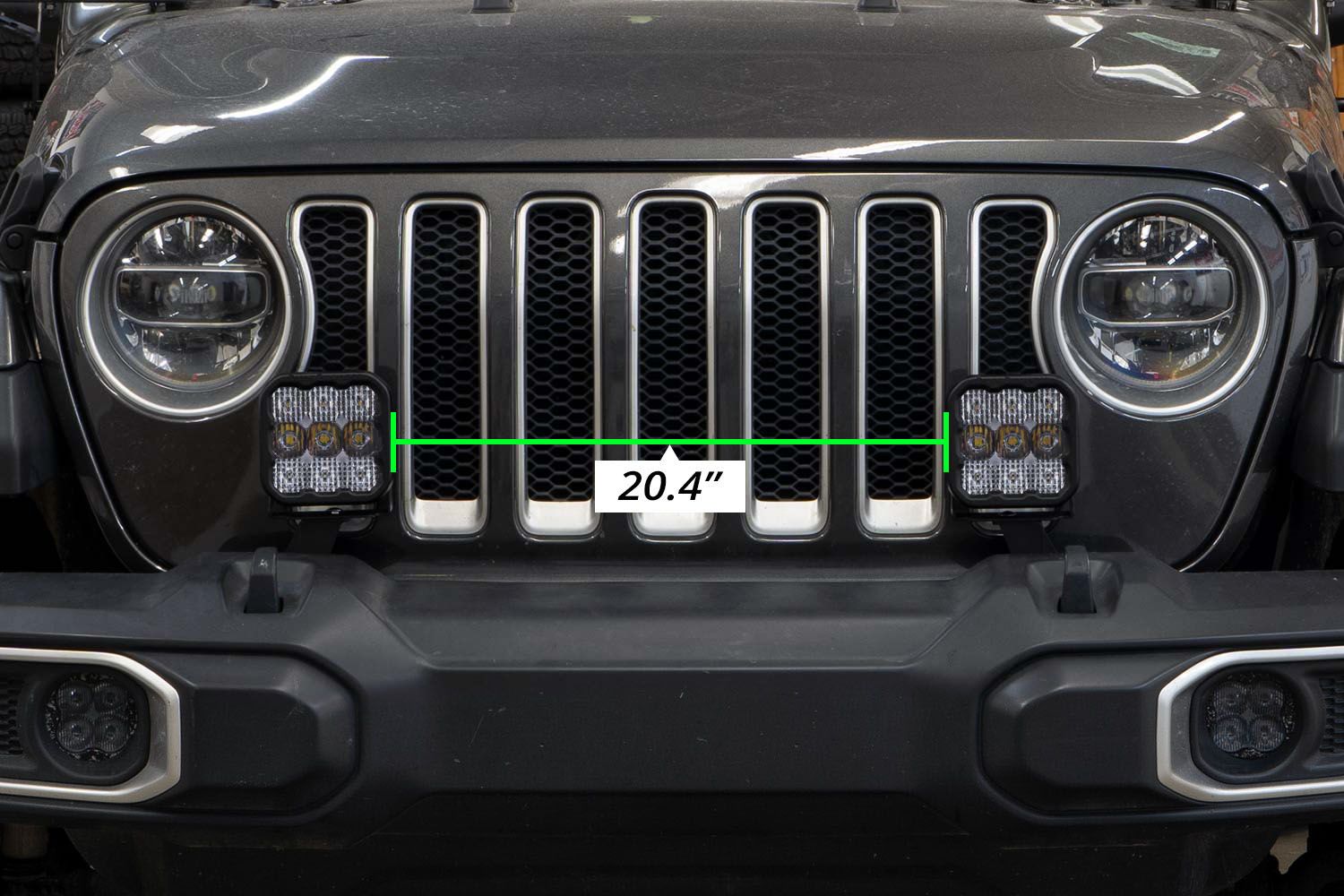 SS5 Bumper LED Pod Light Kit for 2018-2023 Jeep JL Wrangler-