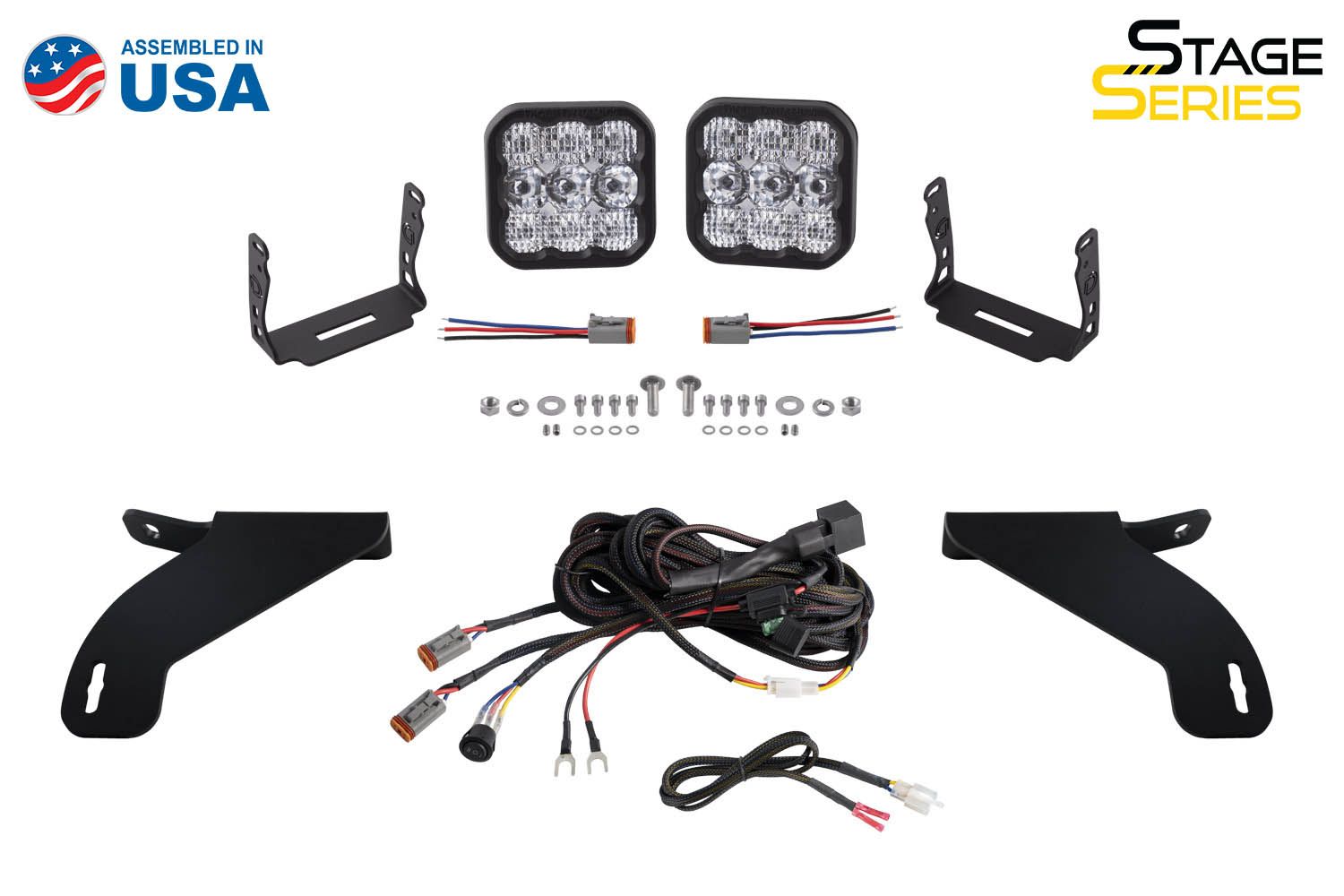 SS5 Bumper LED Pod Light Kit for 2021-2023 Ford F-150-DD7326