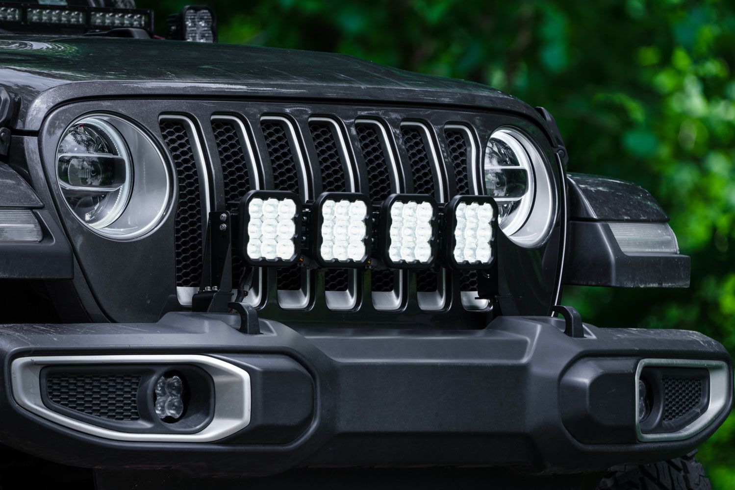 Jeep JL Wrangler/ Gladiator SS5 4-Pod CrossLink Grille Lightbar Kit-