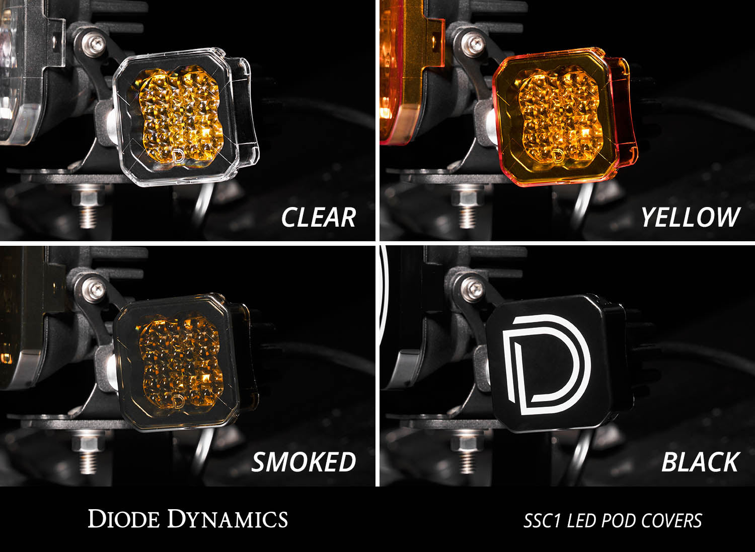 SSC1 Stage Series C1 LED Pod Cover Smoked (Single) Diode Dynamics-dd6604
