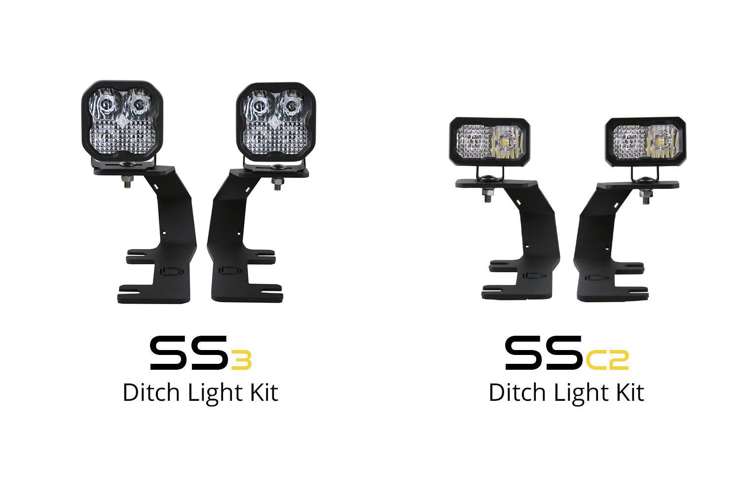 Stage Series Backlit Ditch Light Kit for 2014-2019 GMC Sierra 1500-