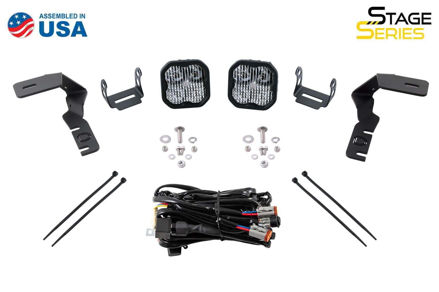 Stage Series Backlit Ditch Light Kit for 2019-2023 Ford Ranger-DD6583