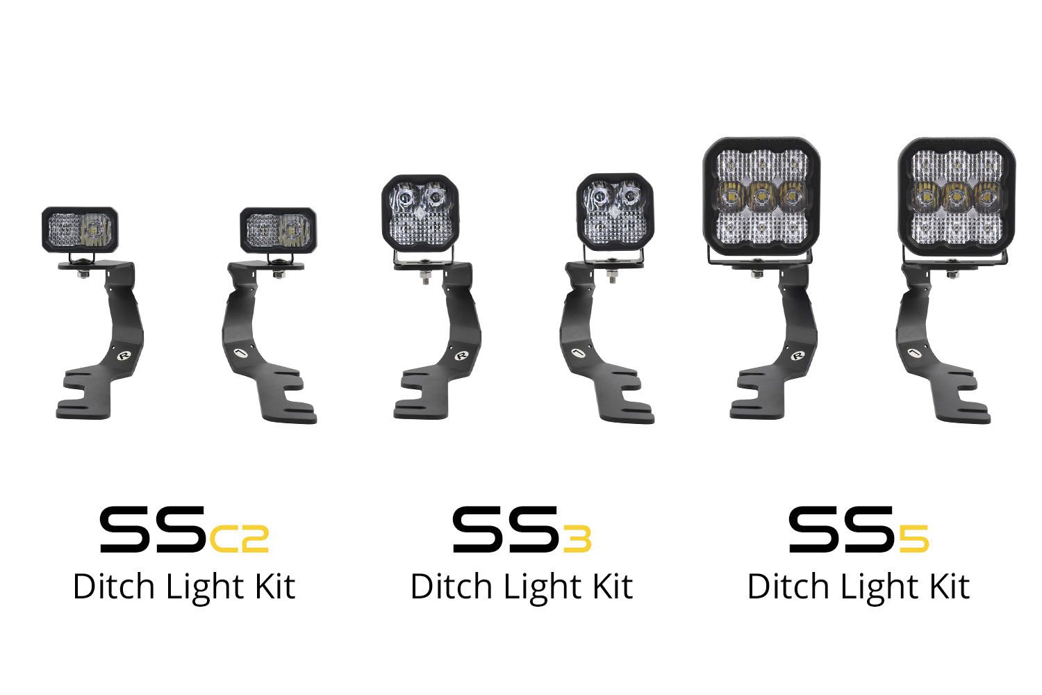 Stage Series Backlit Ditch Light Kit for 2019-2023 Ram 1500-