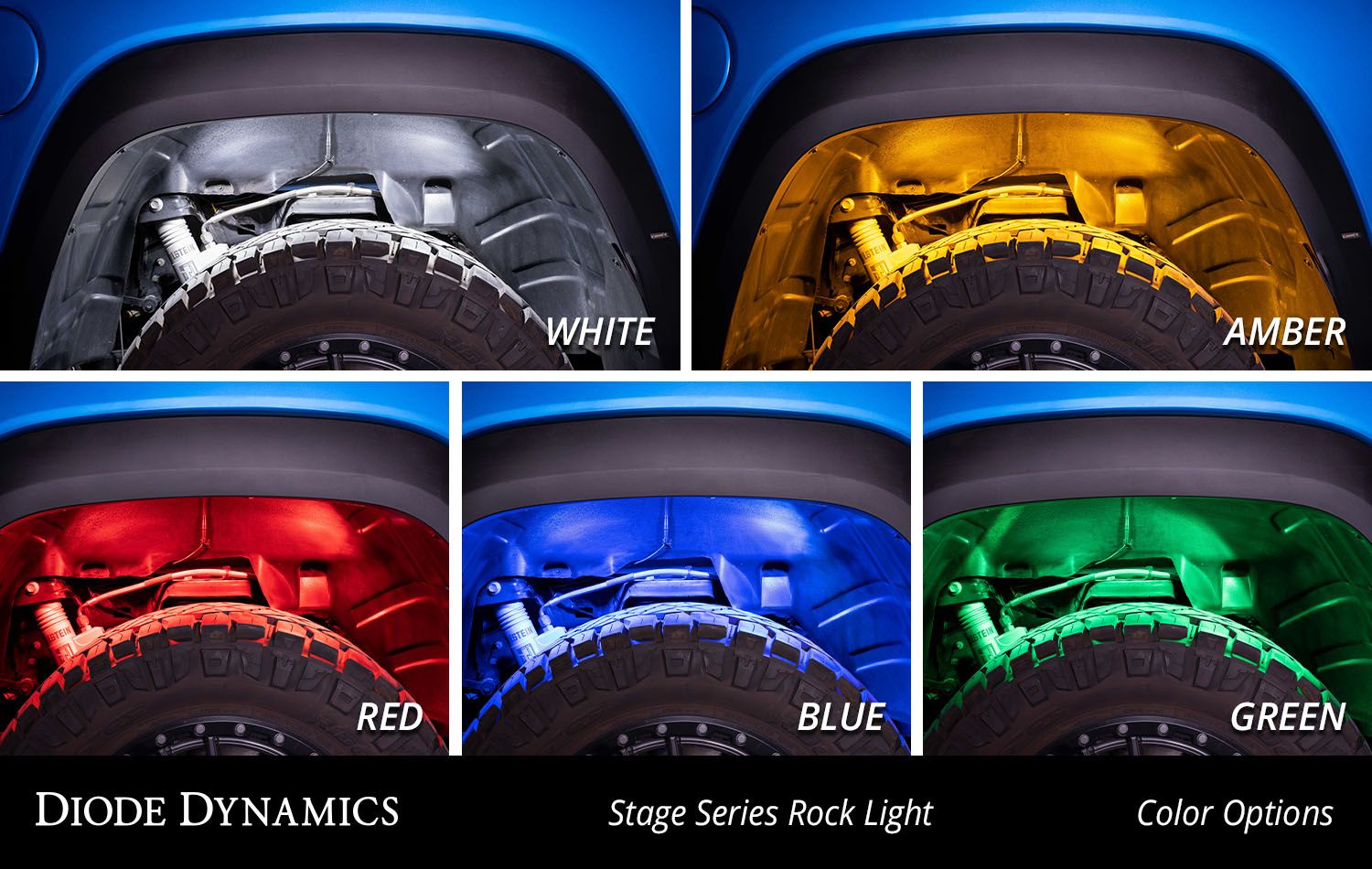 Stage Series RGBW LED Rock Light (8-pack)-DD7454
