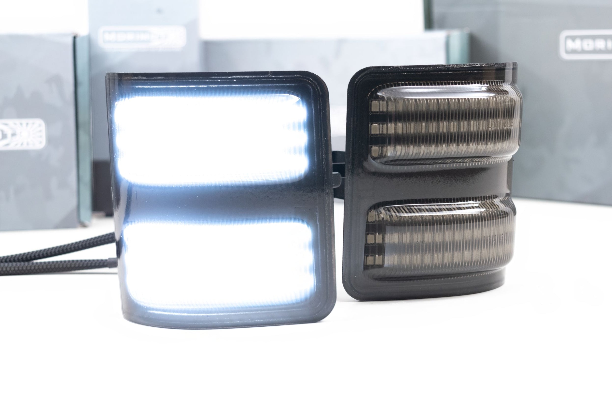 XB LED Side Mirror Lights: Ford Super Duty (11-16 / Pair)-LF7920DS-1