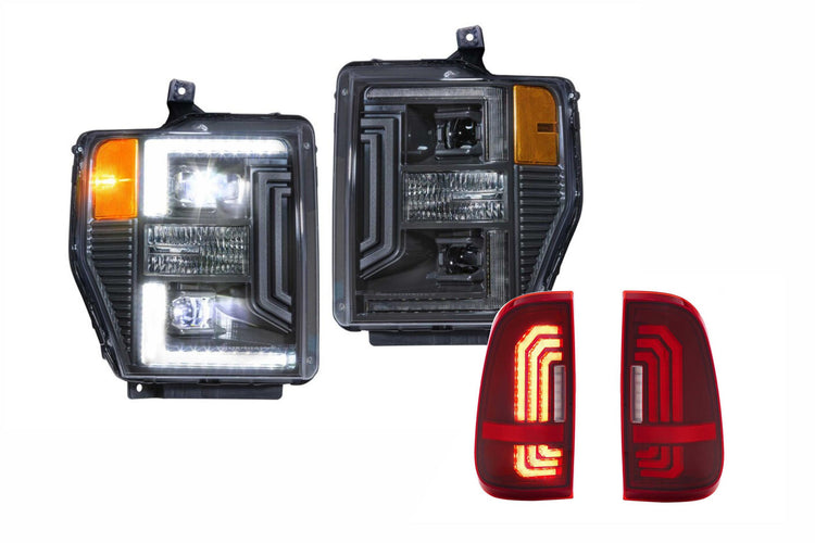 08-10 Ford Super Duty Hybrid Heads and Red Tails-HEADTAILKIT1-1