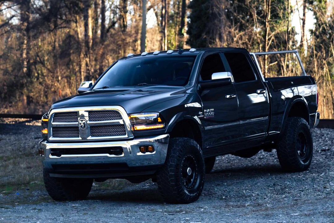 09-14 Dodge Ram Amber DRL Heads and Smoked Tails-3