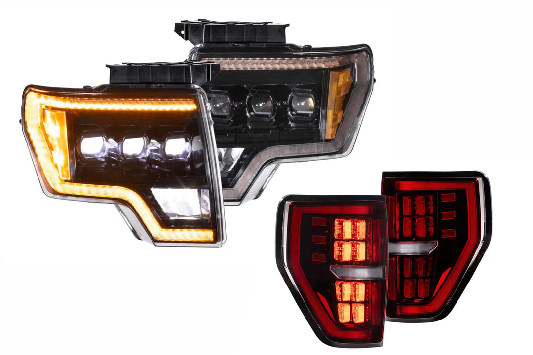 09-14 F-150 Amber DRL Heads and Red Tails-HEADTAILKIT6-1
