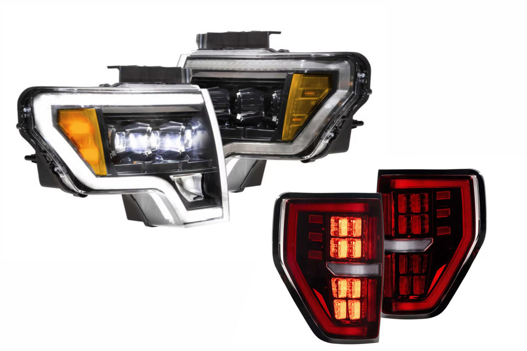 09-14 F-150 White DRL Heads and Red Tails-HEADTAILKIT5-1