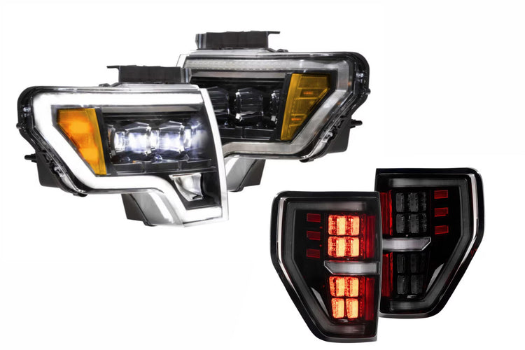 09-14 F-150 White DRL Heads and Smoked Tails-HEADTAILKIT9-1