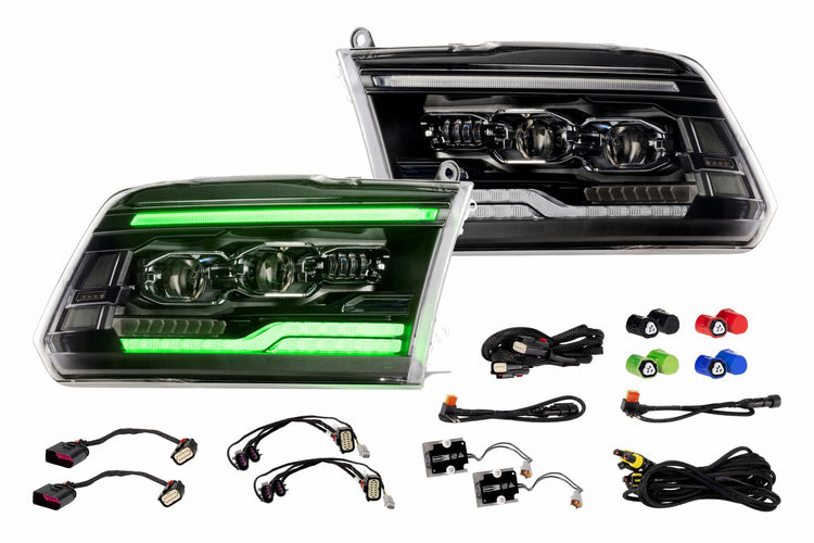 09-18 Dodge Ram: Morimoto XRGB Evo Headlights-1