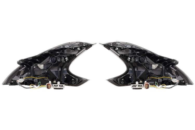 09-21 Nissan 370Z: Morimoto XB LED Tail Lights (Gen II / Black Red / Set)-11