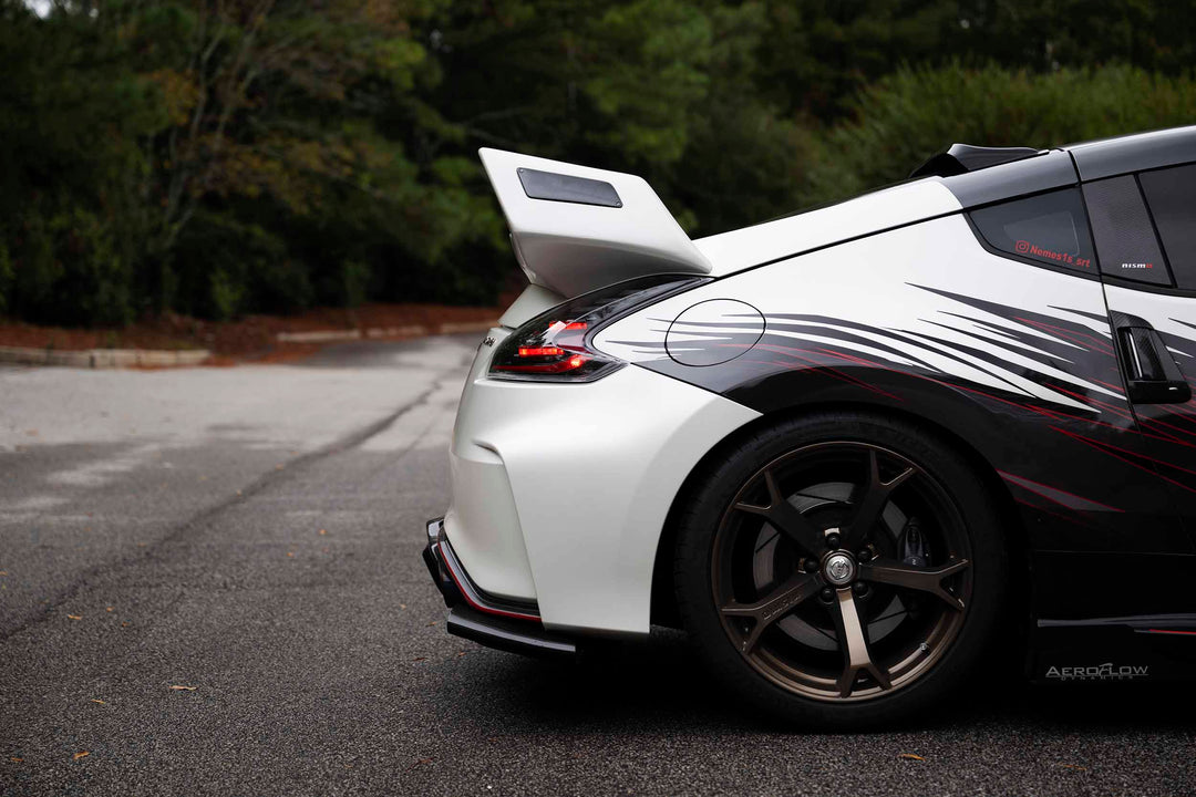 09-21 Nissan 370Z: Morimoto XB LED Tail Lights (Gen II / Black Red / Set)-2