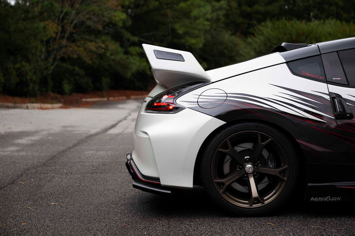 09-21 Nissan 370Z: Morimoto XB LED Tail Lights (Gen II / Black Red / Set)-2