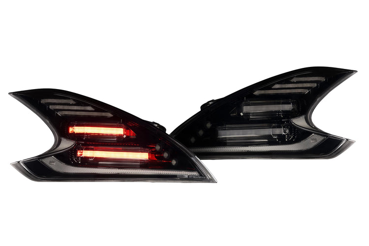 09-21 Nissan 370Z: Morimoto XB LED Tail Lights (Gen II / Smoked / Set)-1