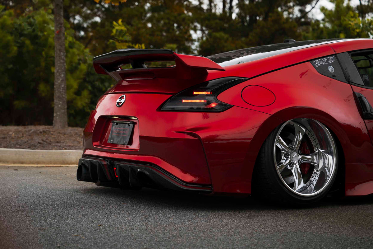 09-21 Nissan 370Z: Morimoto XB LED Tail Lights (Gen II / Smoked / Set)-2