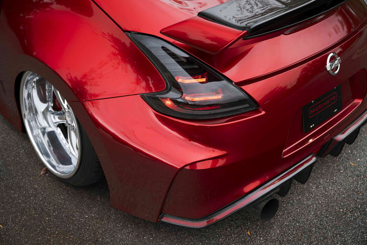 09-21 Nissan 370Z: Morimoto XB LED Tail Lights (Gen II / Smoked / Set)-7