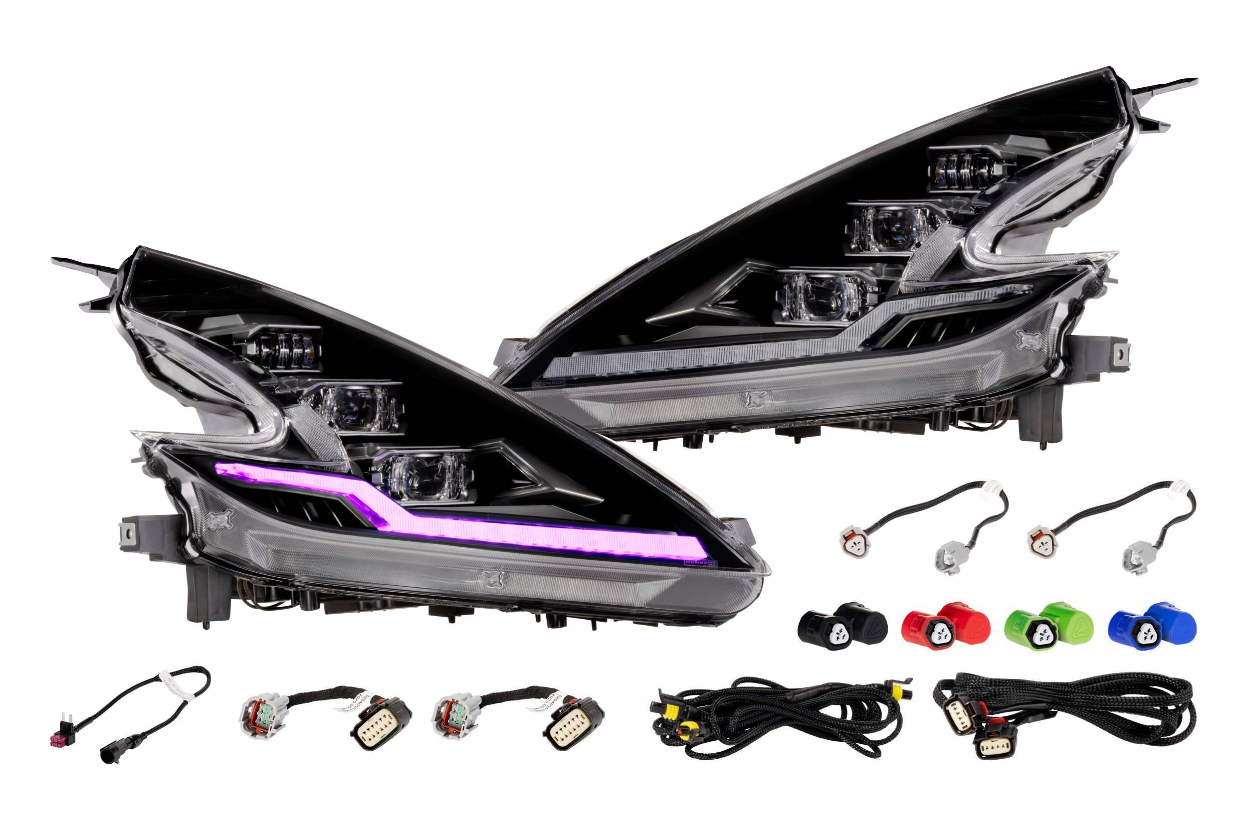 09-21 Nissan 370Z: Morimoto XRGB Evo Headlights (Set) – Prolightz