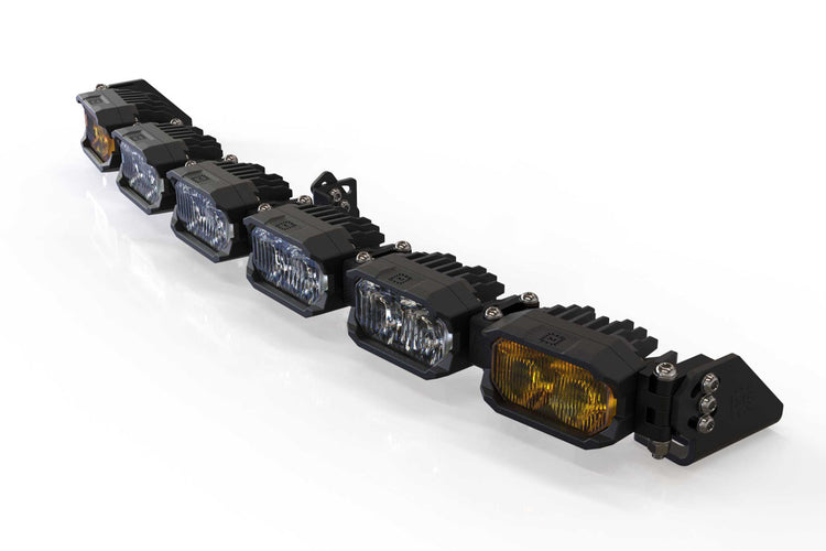 Morimoto Single-Row BangerBar Off-Road LED Light Bar: 6 Pod / 24"-