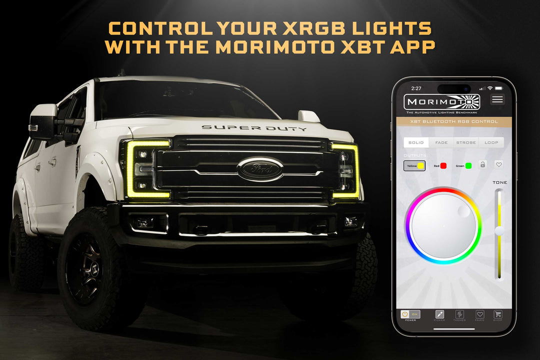 17-19 Ford Super Duty : Morimoto XRGB LED Headlights