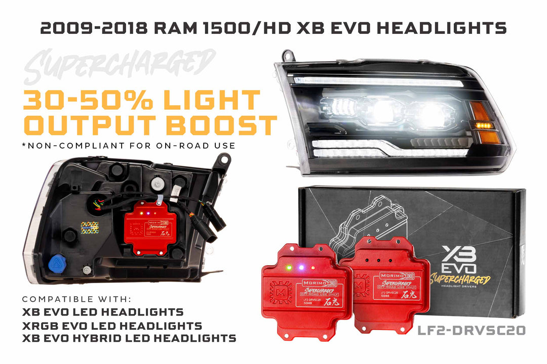 09-18 Dodge Ram: Morimoto XB Evo Hybrid Headlights