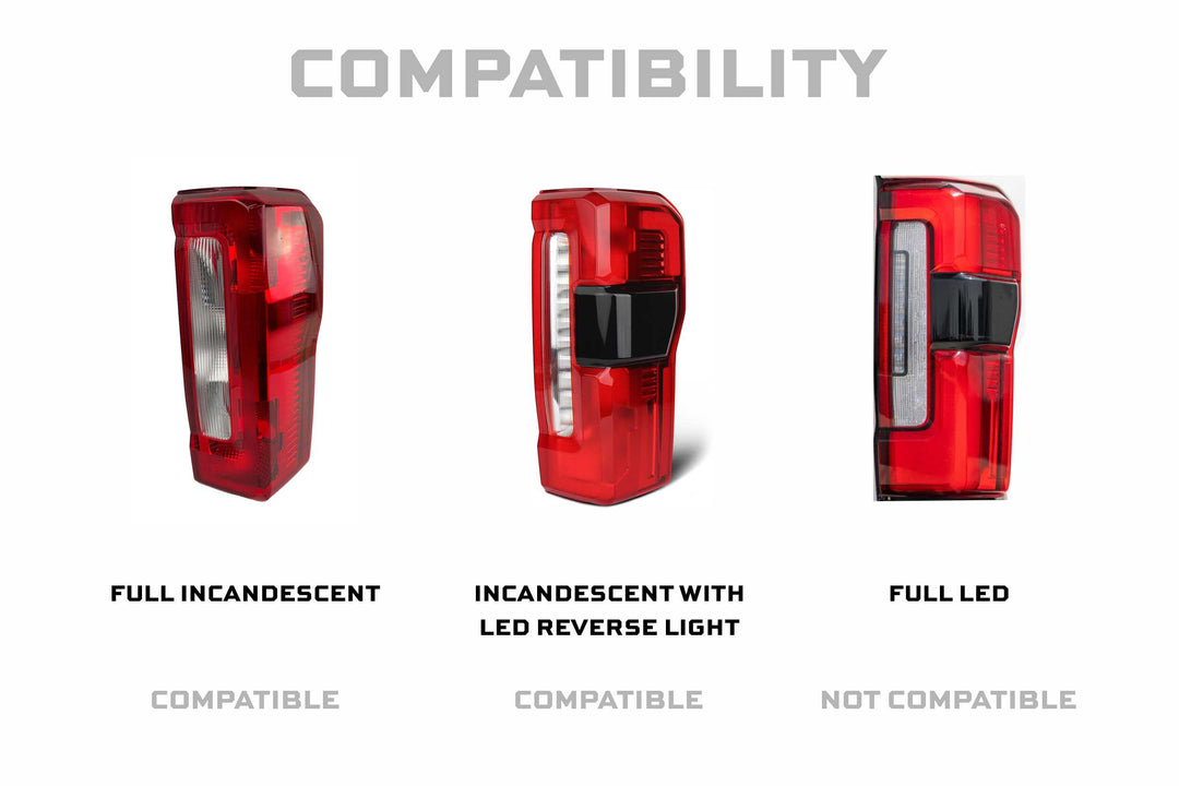 2023+ Ford Super Duty: Morimoto XB LED Tail Lights