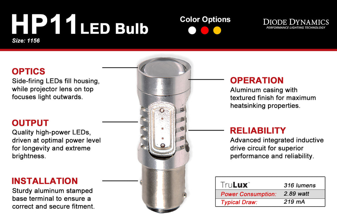 1156 LED Bulb HP11 Diode Dynamics