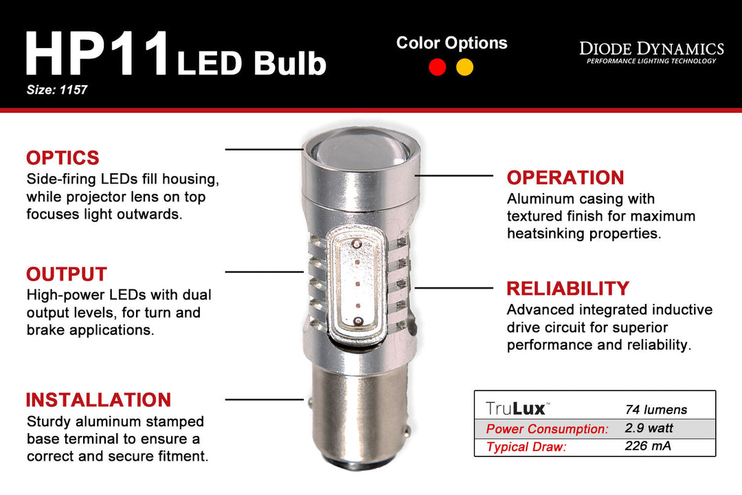 1157 LED Bulb HP11 Diode Dynamics