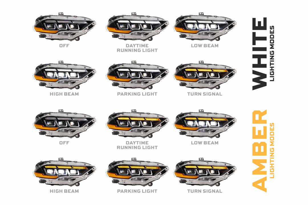 18-23 Ford Mustang: Morimoto XB LED Headlights (Gen ll)