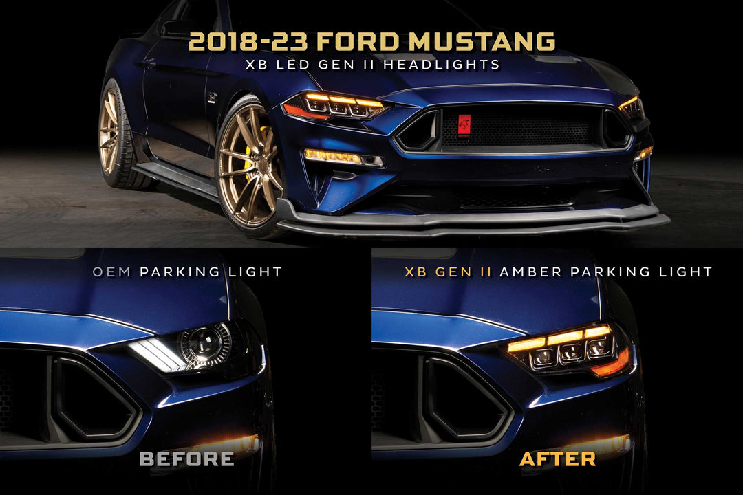 18-23 Ford Mustang: Morimoto XB LED Headlights (Gen ll)