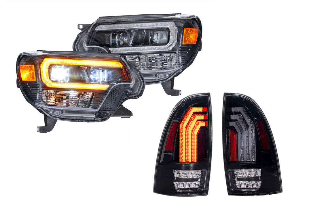 12-15 Tacoma Amber DRL Heads and Clear Tails-HEADTAILKIT50-1