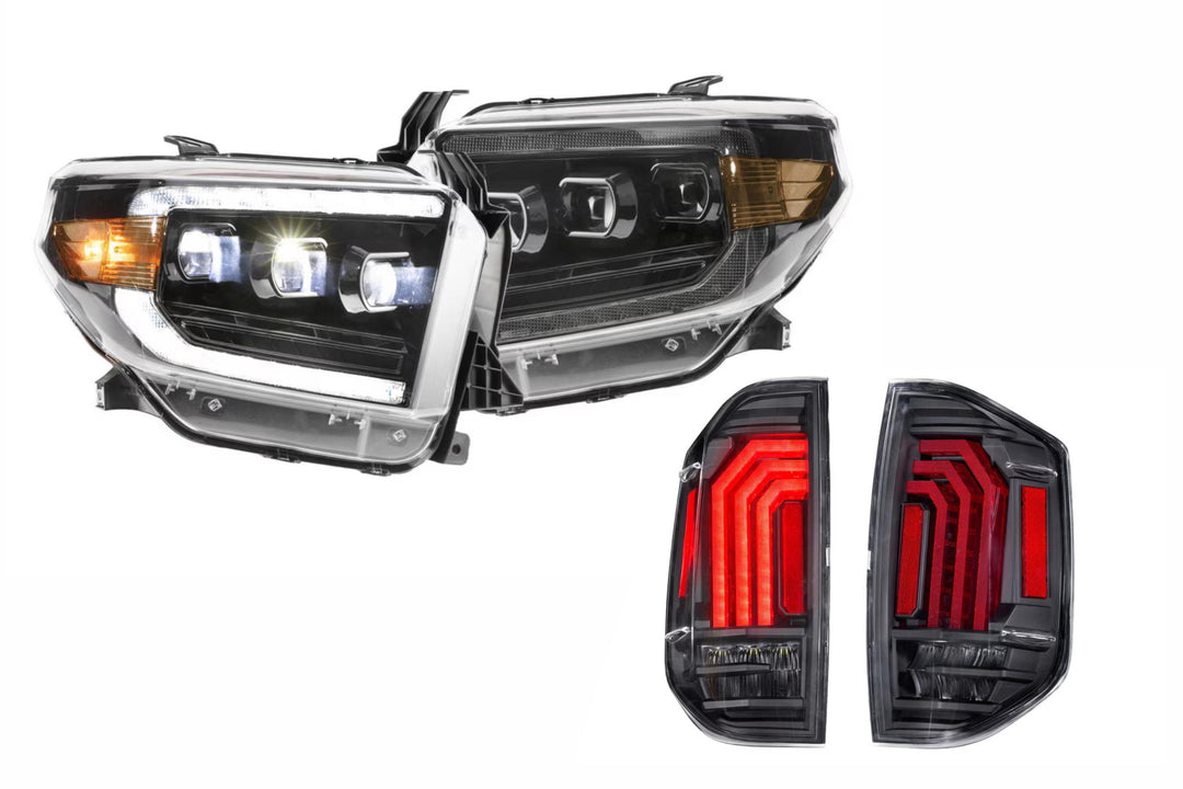 14-21 Tundra White DRL Heads and Clear Tails-HEADTAILKIT80-1