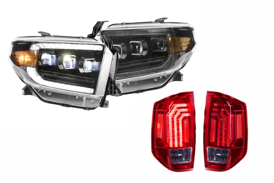 14-21 Tundra White DRL Heads and Red Tails-HEADTAILKIT82-1
