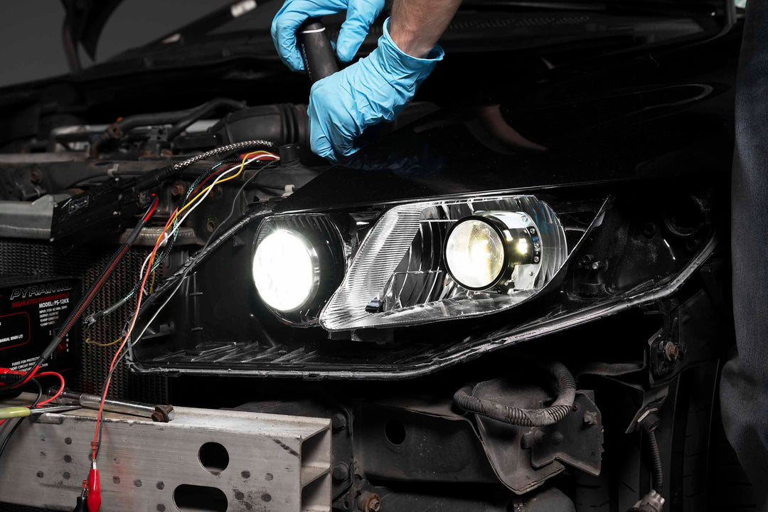 Bi-Xenon: Morimoto Mini H1 9.0 (LHD)