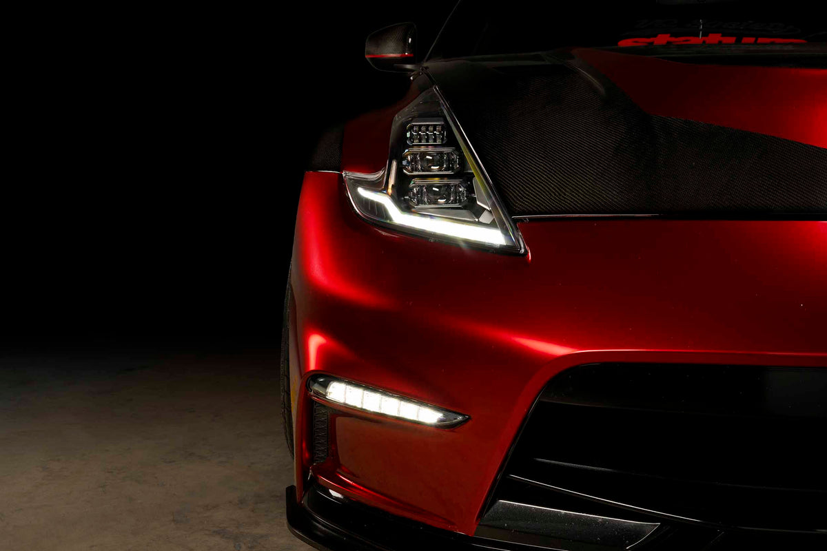 15-21 Nissan 370Z Nismo Bumper: Morimoto XB LED DRL (Set)-6