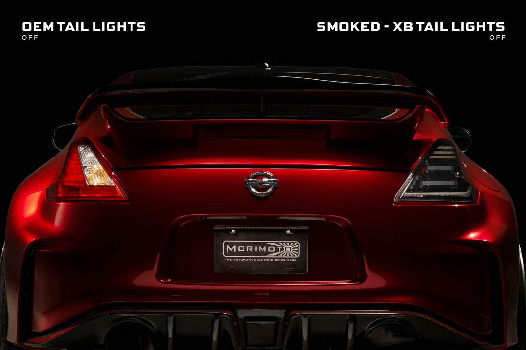 09-21 Nissan 370Z: Morimoto XB LED Tail Lights (Gen II / Smoked / Set)
