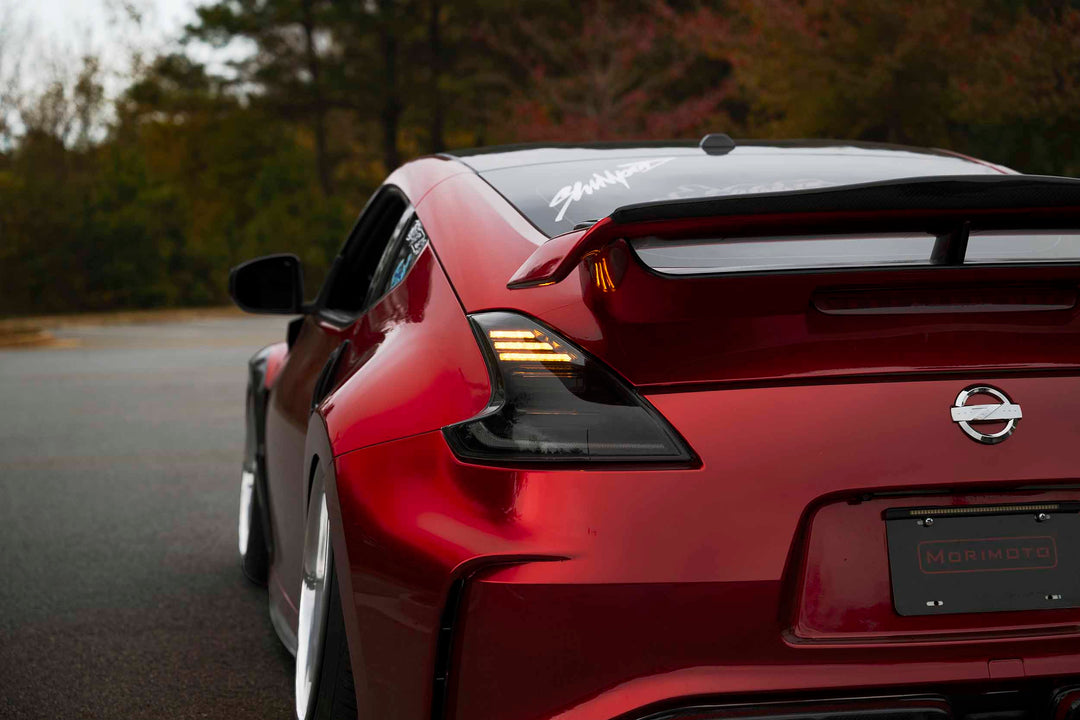 09-21 Nissan 370Z: Morimoto XB LED Tail Lights (Gen II / Smoked / Set)